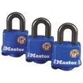Master Lock Master Lock 3  Pack Weatherproof Padlock  312TRI 312TRI